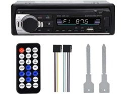 Radiocasete WMA JSD-520, reproductor de MP3 para coche, multifunción, doble USB, radio FM para coche, Bluetooth, llamadas manos libres.