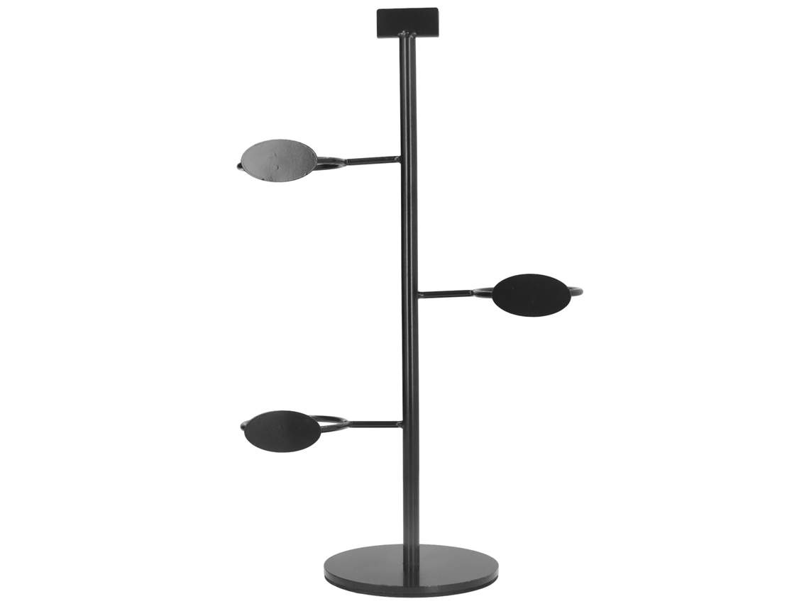RELAVAEV Porta Copos 3 Furos Preto Material Ferro Simples Elegante Suporte Para Copos Para Festa Restaurante