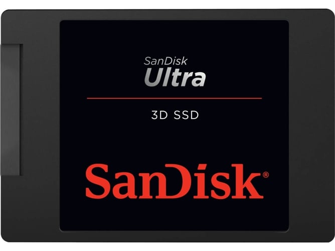 Disco SSD Interno SANDISK Ultra 3D (1 TB - SATA - 560 MB/s)