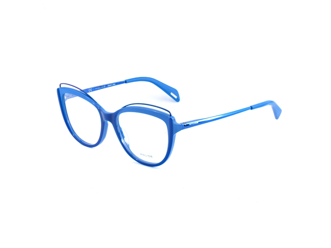 Montura De Gafas Mujer Police Vpl931m5307b1 (azul - Plástico - Ø 53 Mm)