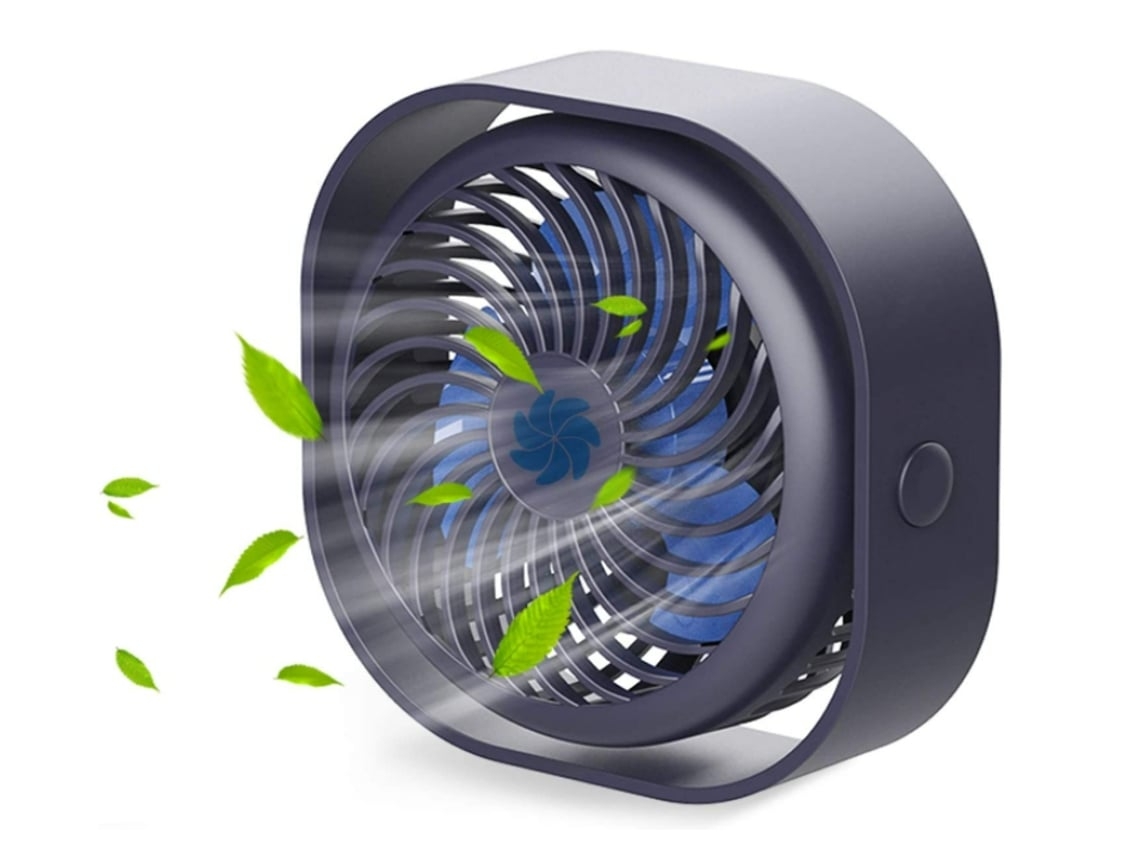 Ventilador de Mesa Portátil ENZON 2000 Mah 360 azul