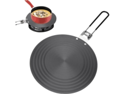 Placa adaptadora para placa de inducción Slowmoose de 24 cm, acero inoxidable, con difusor.