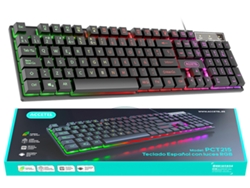 Teclado Gaming ACCETEL PCT215 Negro