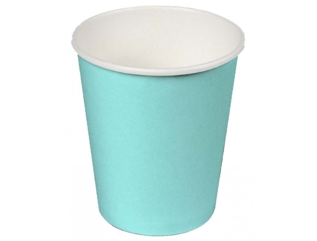Pack 24 Vasos Cartón Eco 200 MlVerde GENÉRICO