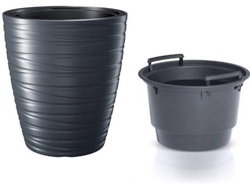 Maceta PROSPERPLAST Maze DBMZ (Gris - 37.5 x 37.5 x 41.9 cm)