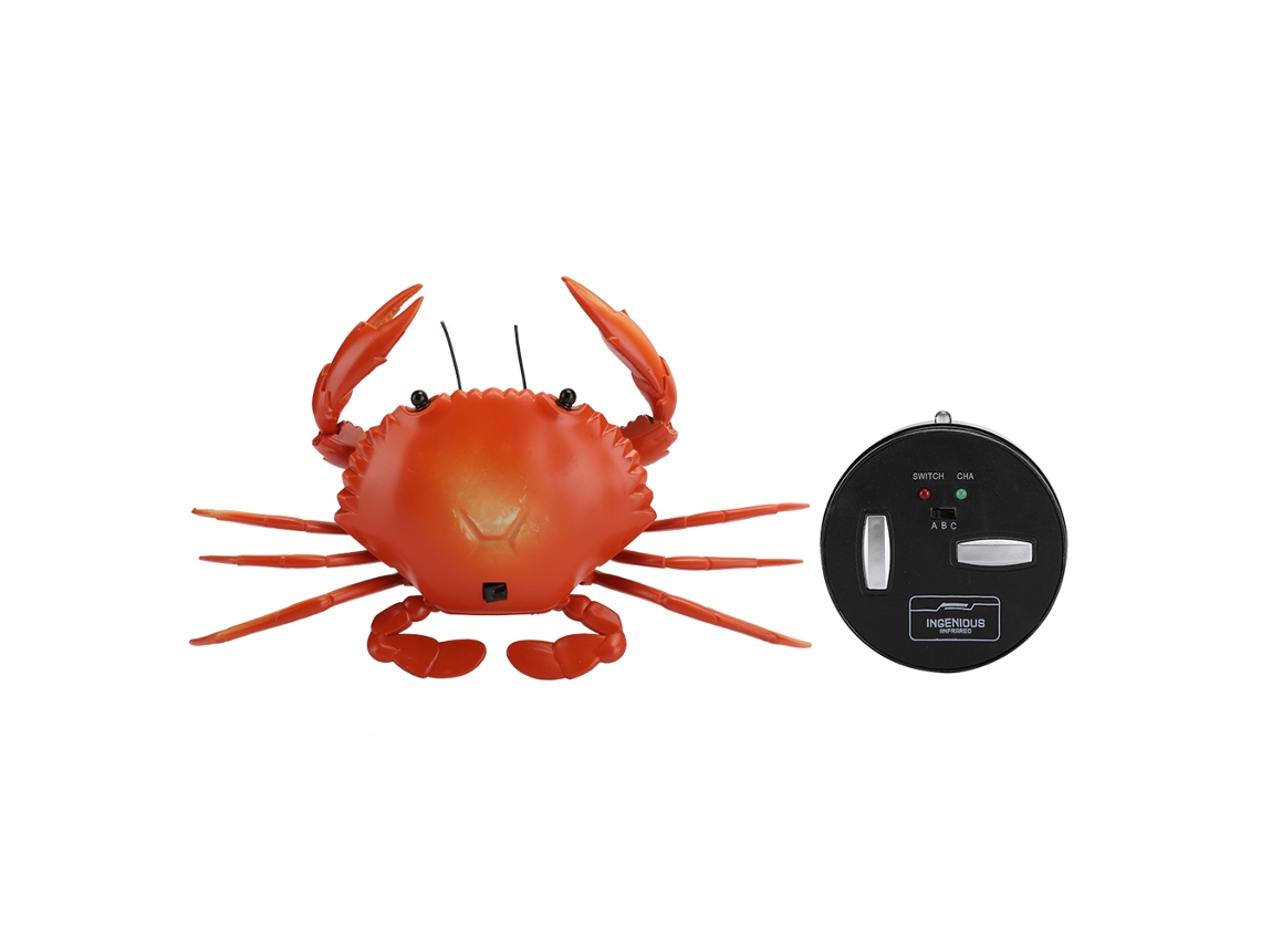 Dan26-juguete De Cangrejo Control Remoto Infrarrojo De Alta Simulación Divertido Para Niños Truco Juego (rojo)