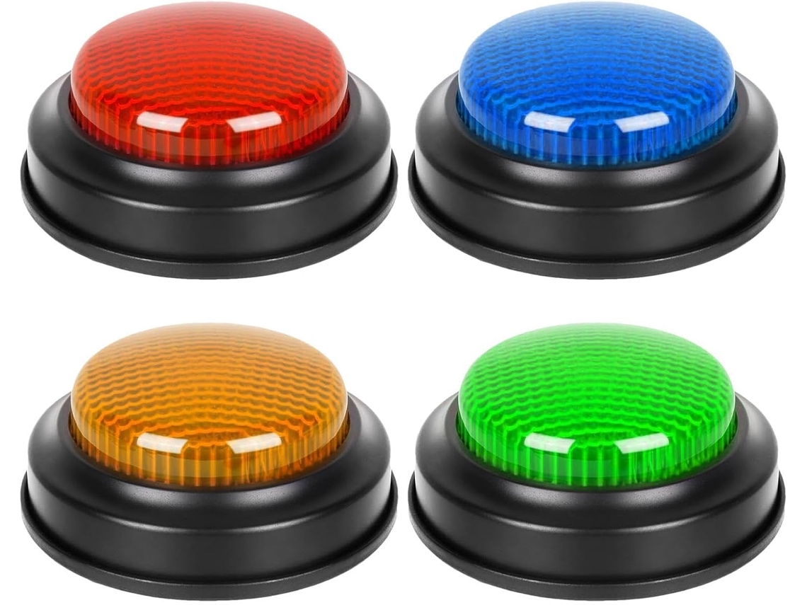 Buzzer Educativo Para Secretária Eletrônica – Acessórios Para Competições De Jogos