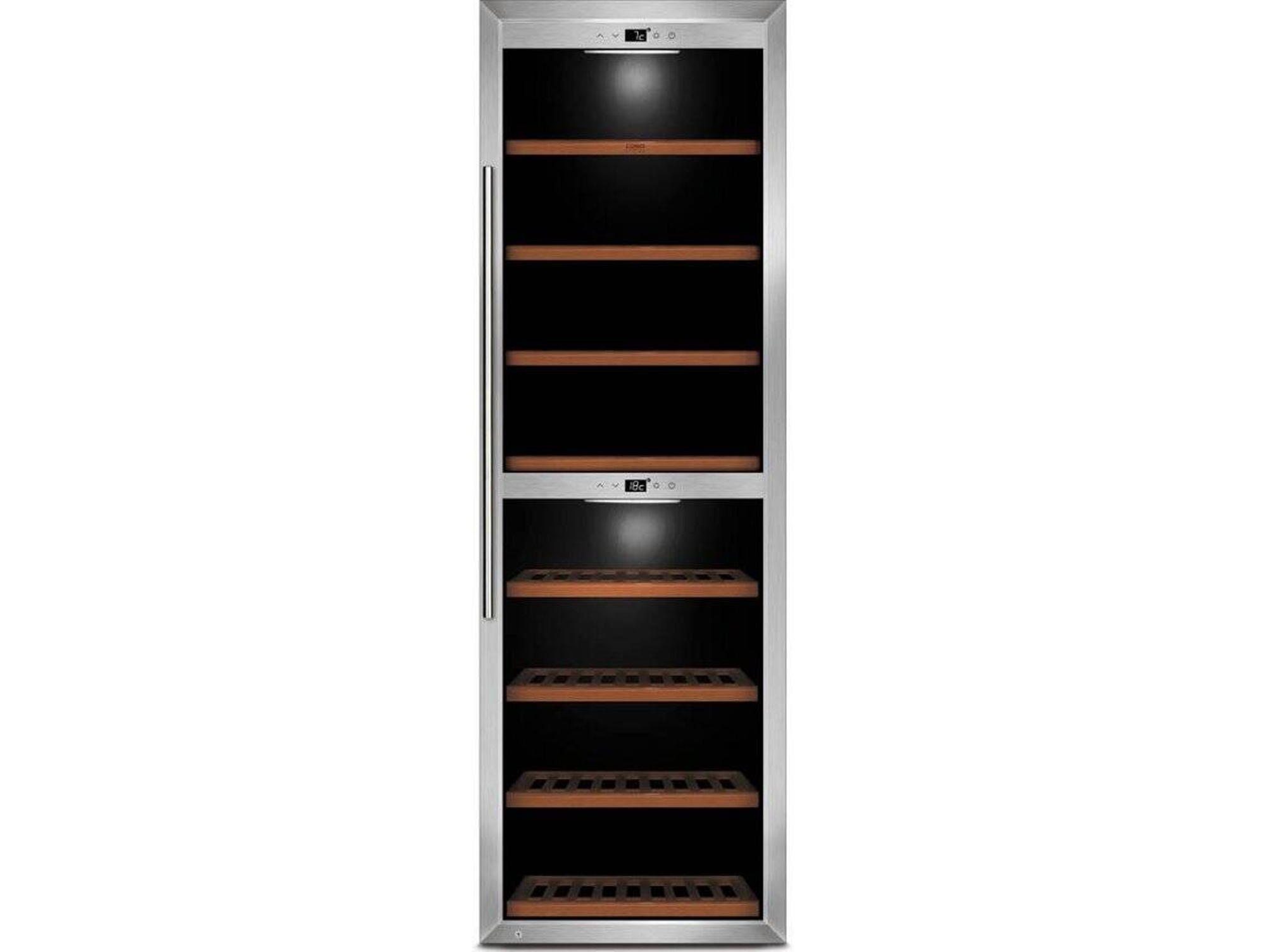 Vinoteca CASO Wineconfort 180 Smart (180 botellas - Inox)