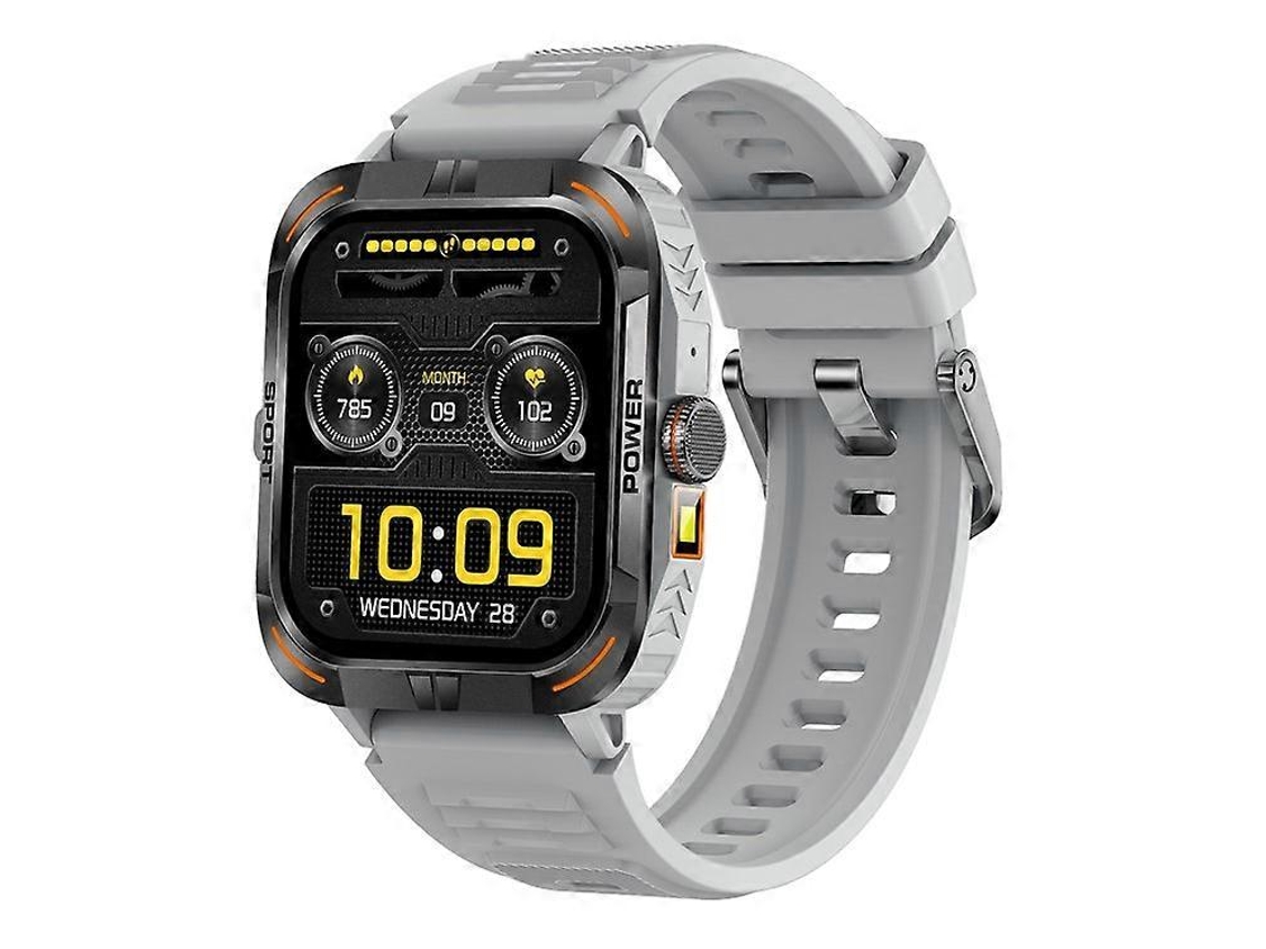 Reloj inteligente Zw69 con pantalla Amoled y aplicación Dafit, monitor de salud, reloj deportivo impermeable con linterna Ly Ebike