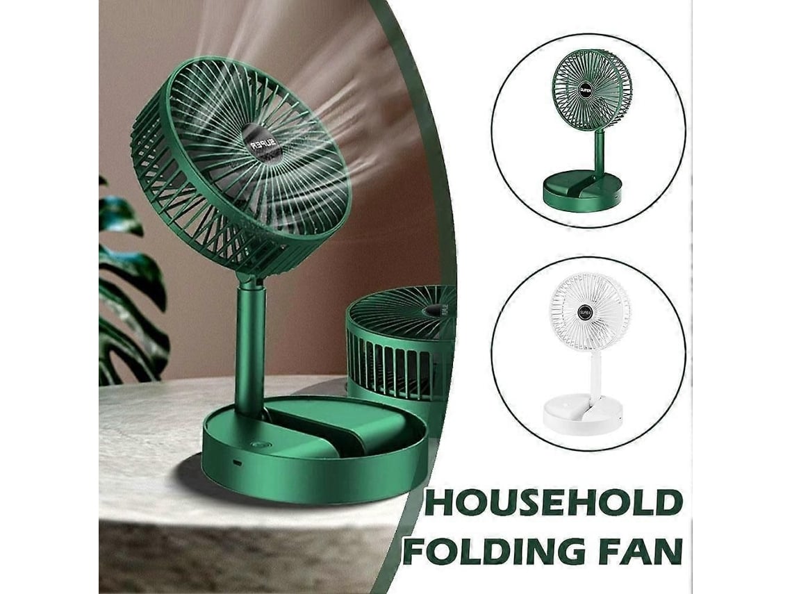 Ventilador Portátil Usb Recarregável Ventilador De Mesa Piso Telescópico