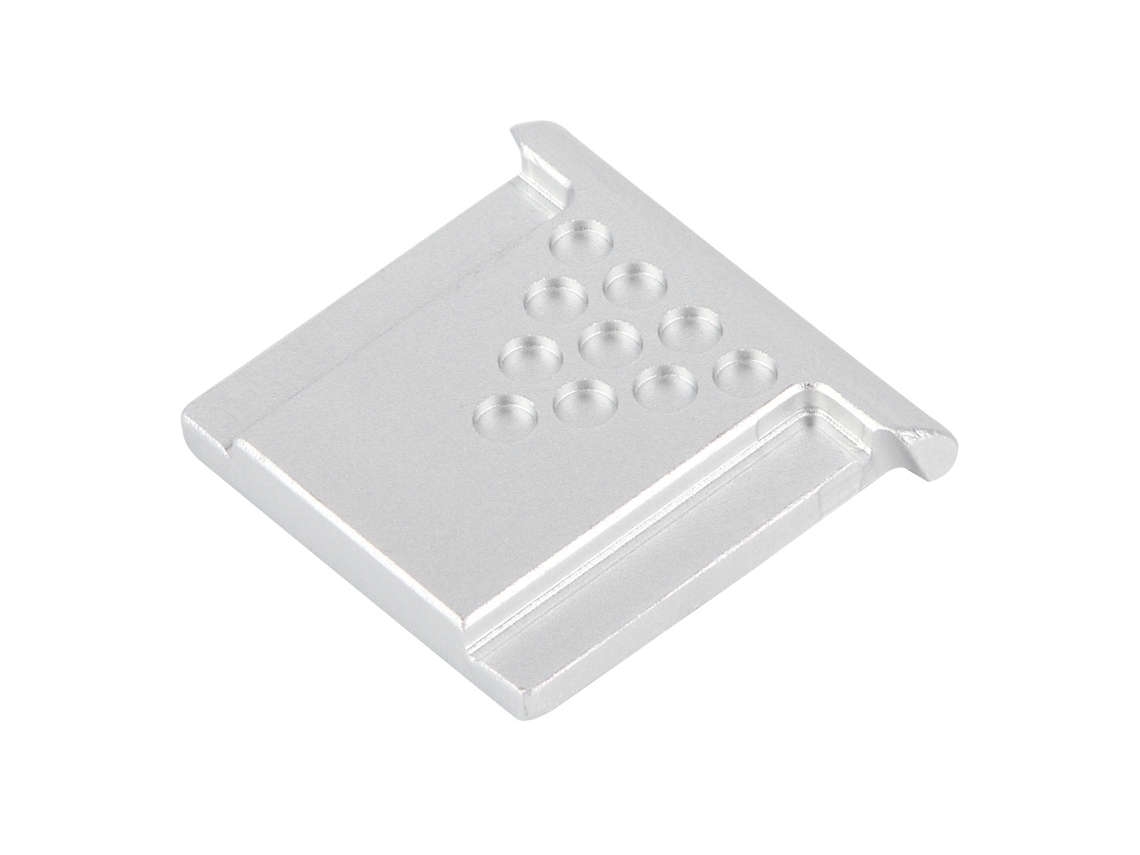 NEVEANCE Protector de Zapata Caliente Antipolvo, Tapa de Protección para Cámara Canon (Plata)