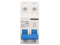 Disyuntor fotovoltaico de CC de 2 polos (protección contra sobrecargas, alta sensibilidad)