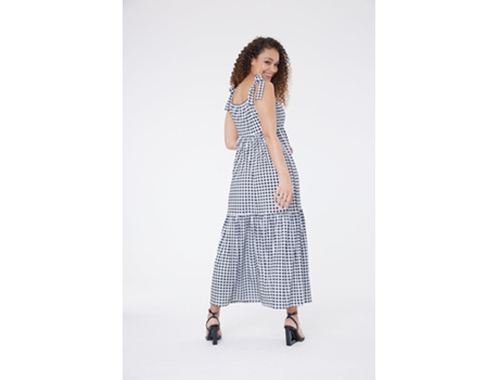 Vestido CHAPTER LONDON Susie Gingham Maxi Dress Mujer (Talla: 16)