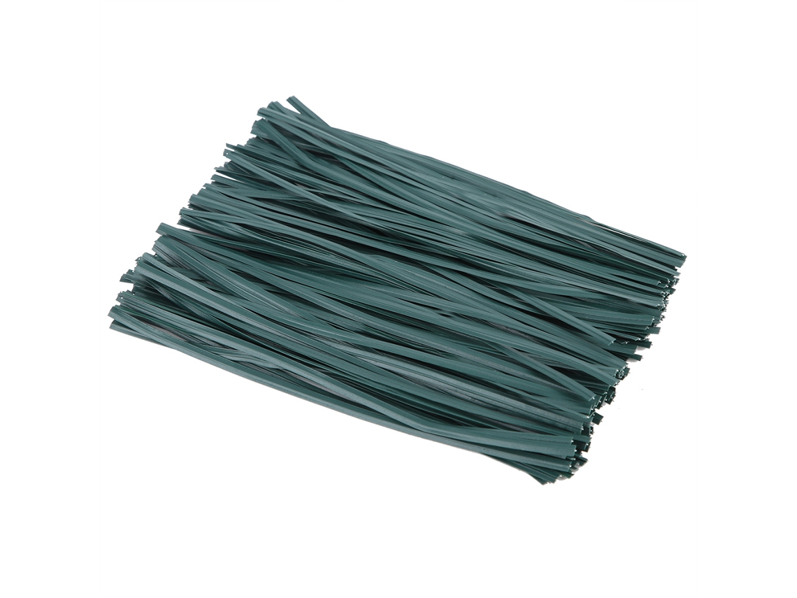 150 bridas de alambre para plantas con soporte fijo | Sin marca