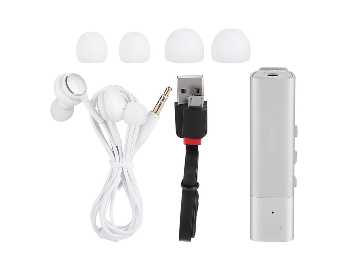 Fineblue W688 Auricular Deportivo Bluetooth Con Clip De Cuello, Auriculares Inalámbricos Para Manos Libres, Blanco