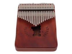 Kalimba De Madera De Durazno De 21 Teclas Con Martillo De Afinación - Instrumento Musical Para Principiantes