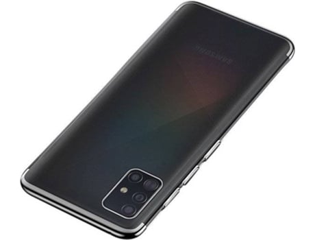 Carcasa Samsung Galaxy A51 LMOBILE Electro Negro - Transparente