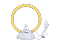 2026-lámpara De Noche Astronauta Pequeña Mini Amarilla Led Mesa Dormitorio Decoración Hogar 5v