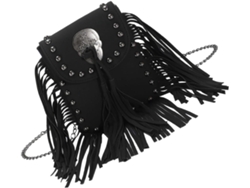 Bolso De Hombro Vintage Para Mujer Con Cadena Y Flecos, Ideal Para Ir De Compras Y Viajar.