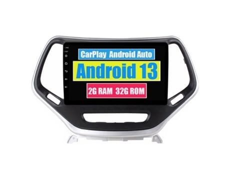 Autoradio Multimedia ROVERONE para Jeep Cherokee 5 KL 2014 - 2018 CarPlay Android Coche Radio Bluetooth Navegación