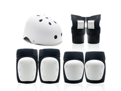 Juego de protección para casco de esquí Balance Bike para adultos y niños YUYSAN blanco (S 14-30 kg)