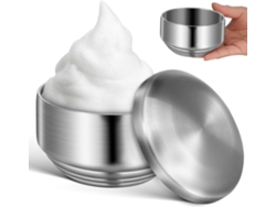 Bol A Raser En Acero Inoxidable Avec Couvercle, Facile Nytoyer Y Générateur De Mousse, Design