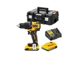 Taladro percutor DeWalt DCD709D2T-QW de 18 V y 2,0 Ah