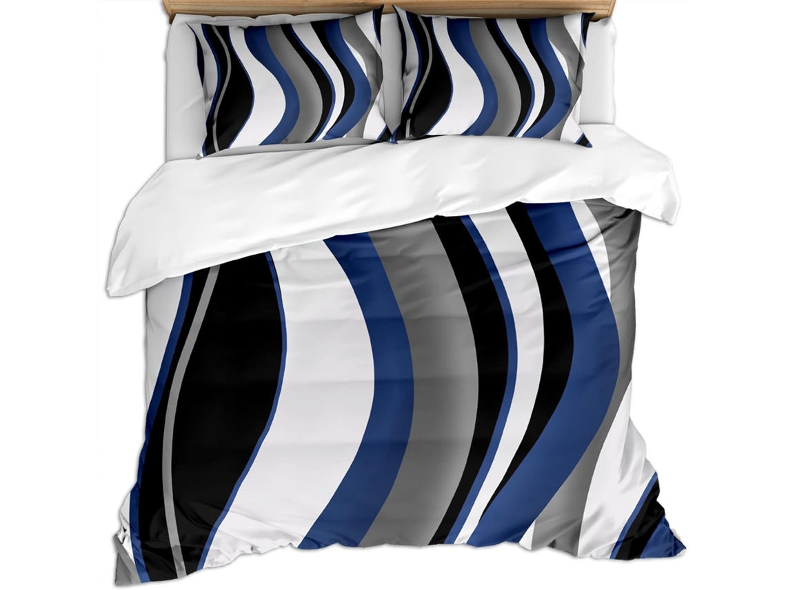 Juego Ropa Cama Piezas Funda Nórdica Microfibra Almohada Juego Niños Adultos 240x260cm 240 X 260 Cm 65