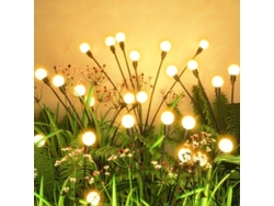 Luces Solares Exteriores Impermeables, Luces De Jardín Firefly, Alimentadas Por Energía Solar Para Exteriores.