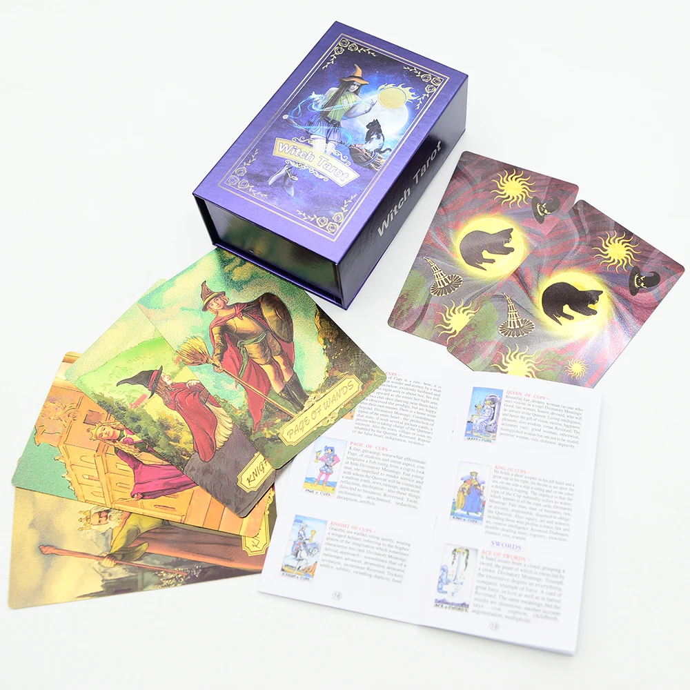 Cartas Del Tarot, Juegos De Cartas, Cartas De Adivinación, Coleccionables, Impermeables Y Resistentes Al Desgaste.