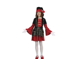 Disfraz de Niña GUIRMA Elfa Roja (5-6 años)