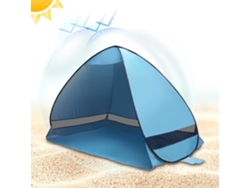 Tienda de campaña con protección solar UPF 50 para acampar: fácil de montar, portátil e ideal para jardín, pesca, etc.