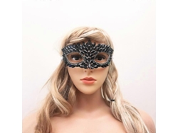 Máscara De Mujer Con Diamantes De Imitación Para Fiestas De Disfraces, Bailes, Fiestas, Cumpleaños Y Como Accesorio De Joyería.