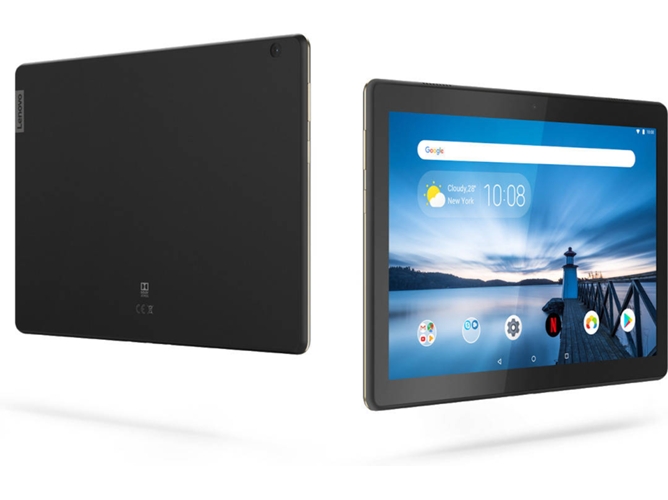 Tablet LENOVO Smart Tab M10 (10.1'' - 32 GB - 2 GB - Wi-Fi - Alexa integrado - Negro) — Smart Dock | HD | 5 MP + 2 MP