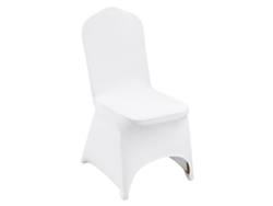 Vevor Cubierta De Silla 100 Pcs Blanca Funda De Sillas Arqueada Para Boda Fiesta