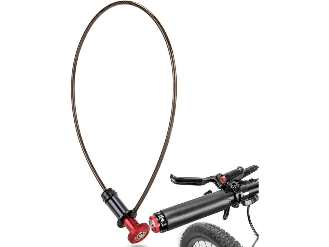 Dispositivo antirrobo para scooters, motocicletas y bicicletas. Accesorio de cable antirrobo de aluminio. Gokoco