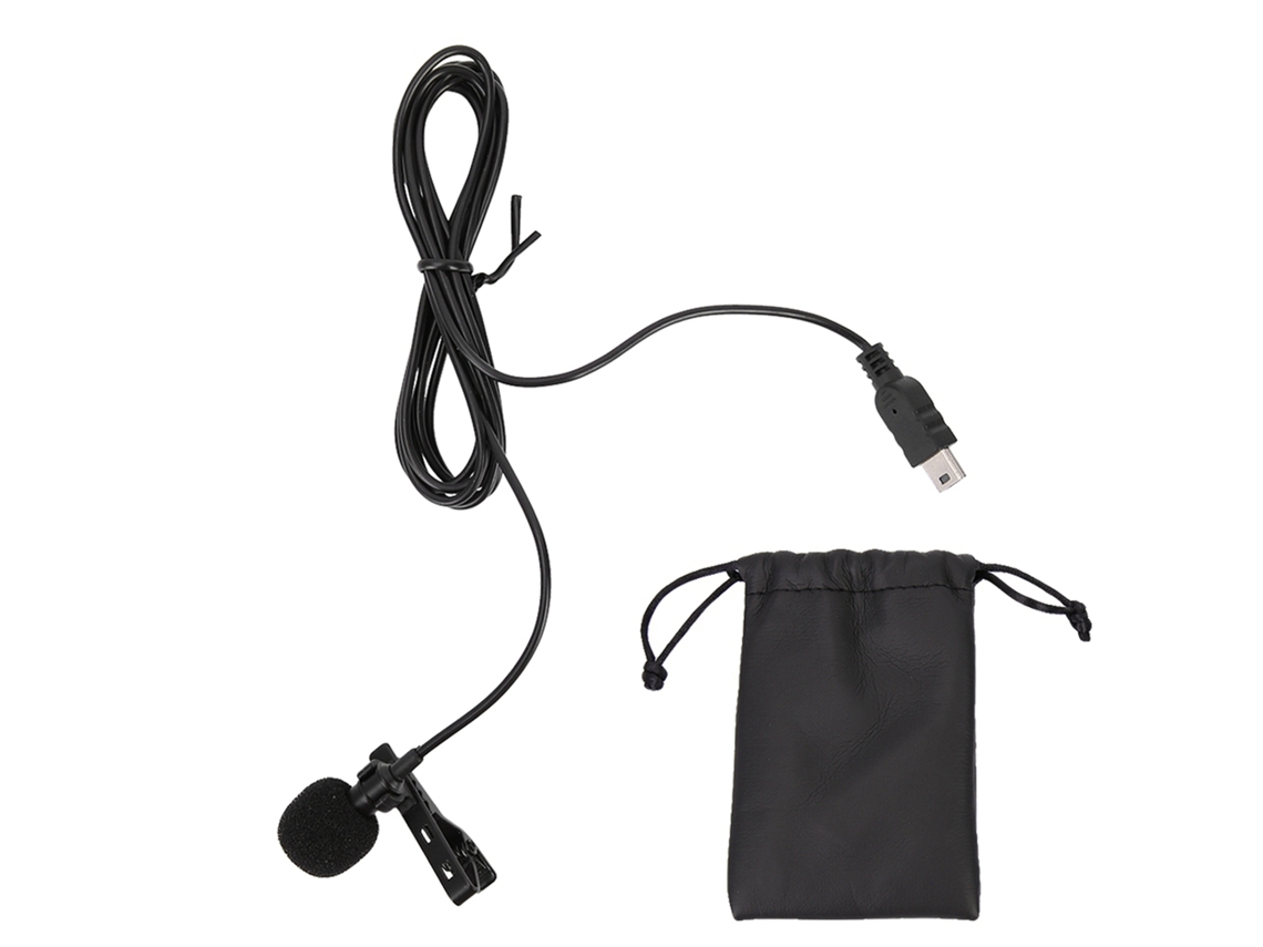 Micrófono Externo Mini Usb Com Clip Para Gopro Hero, Micrófono Portátil