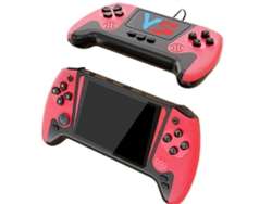 Consola de videojuegos portátil, 500 en 1, 3.5 pulgadas, estilo arcade, roja GOKOCO