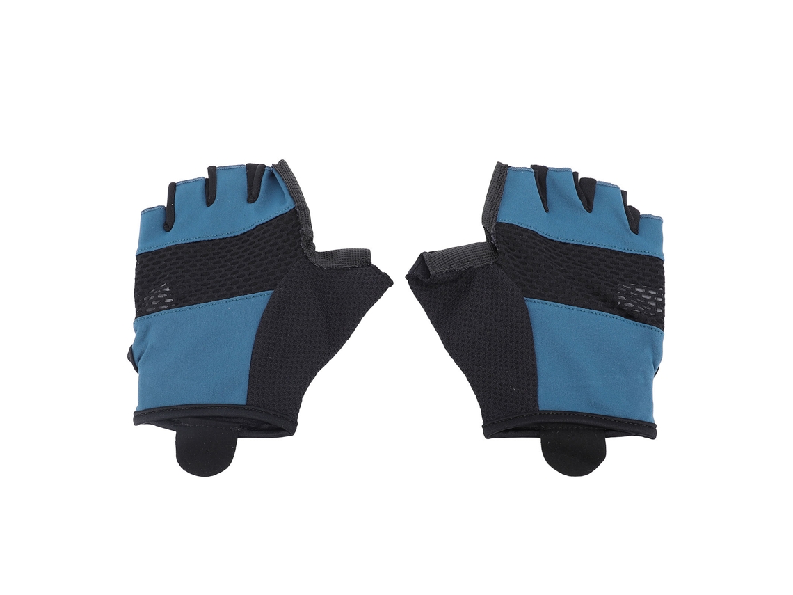 Guantes de ciclismo azules sin dedos, antideslizantes, con absorción de impactos, transpirables, para hombre y mujer, talla XL para bicicleta de carretera.