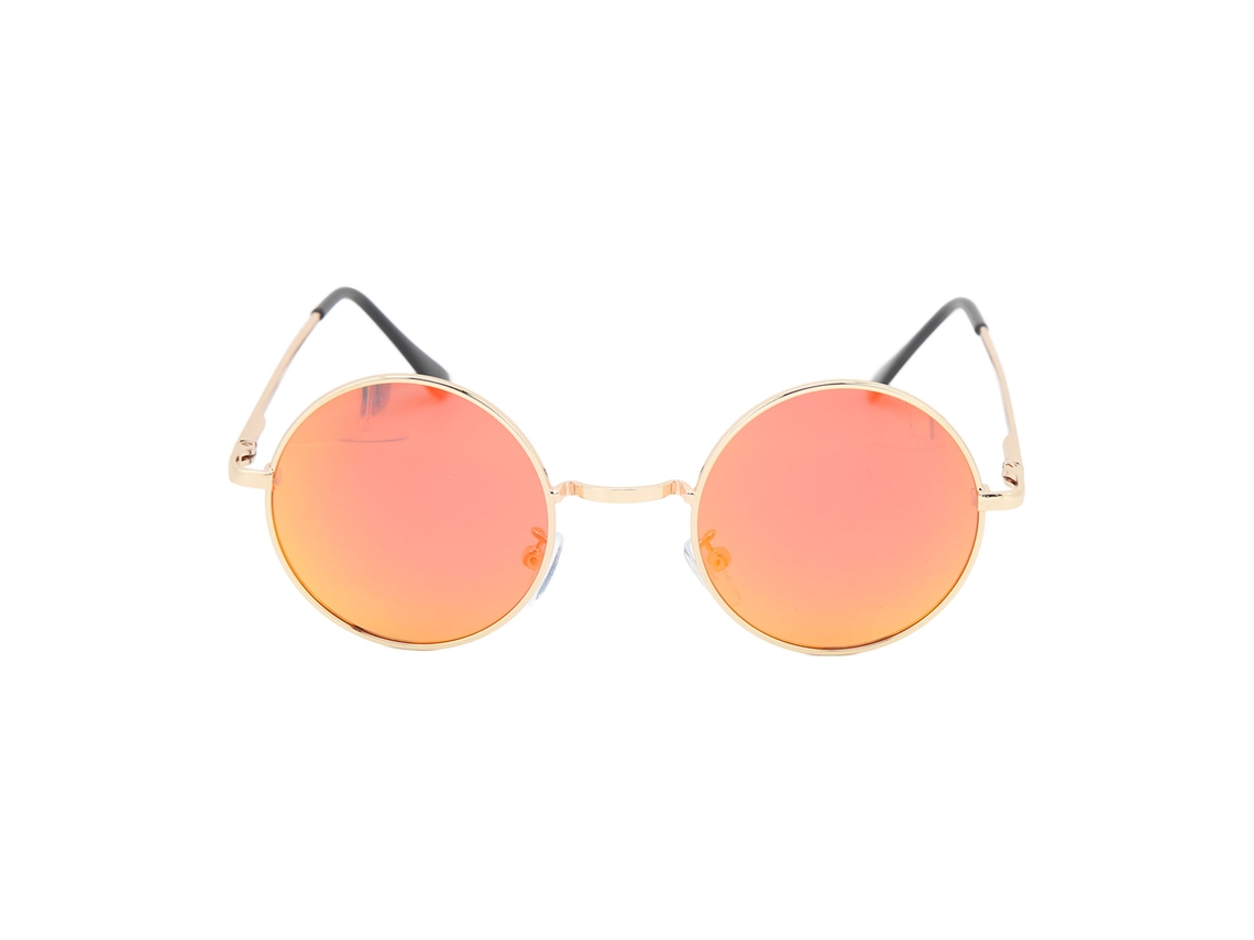 Gafas de sol redondas polarizadas con protección UV y antirreflejos.