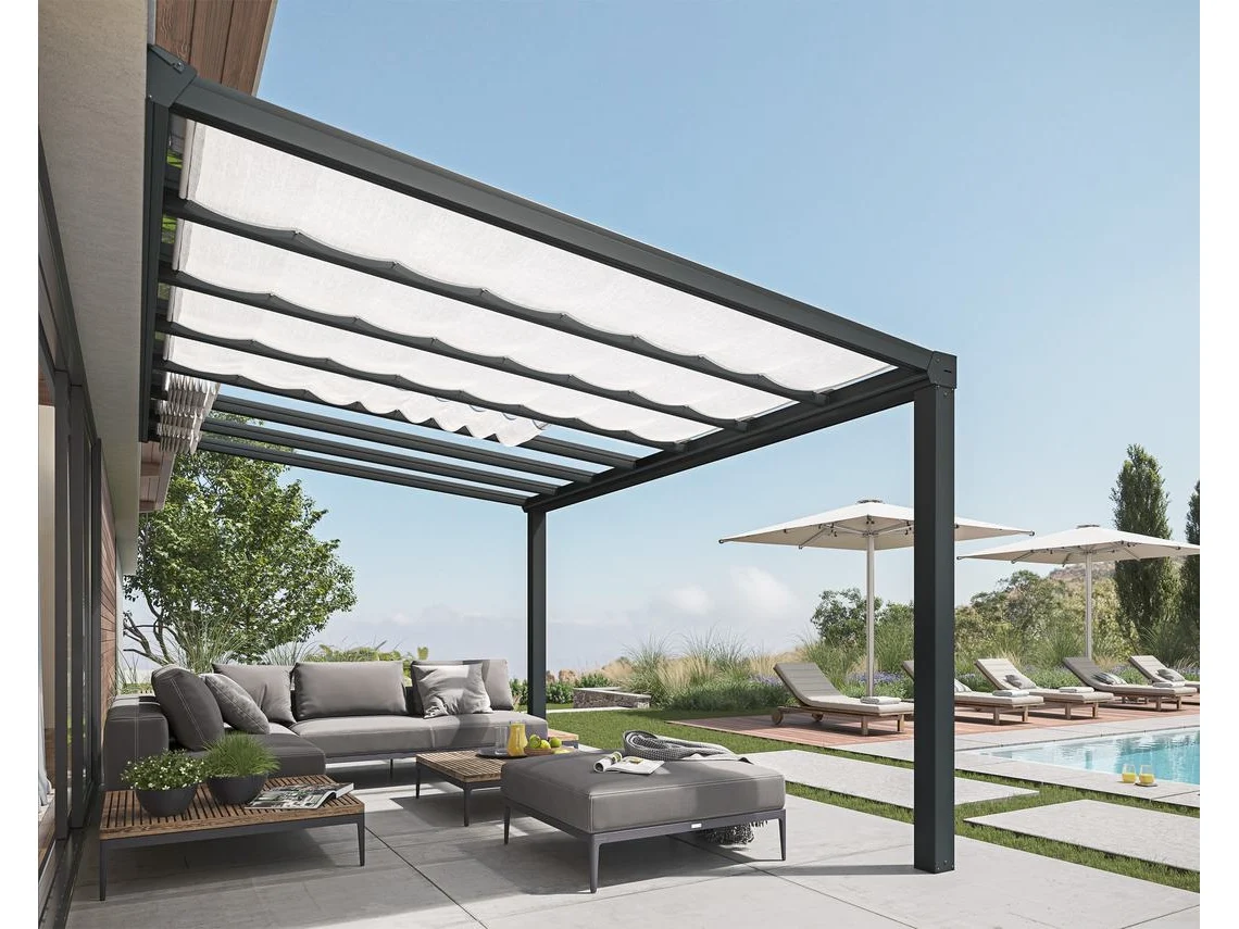 Canopia Stockholm Cortinas Cobertor Pérgola 3,4X7,3