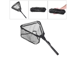Red De Pesca Plegable Triangular Portátil Para Pesca Con Mosca, Con Recuperación Rápida Y Soporte Antiderrame.