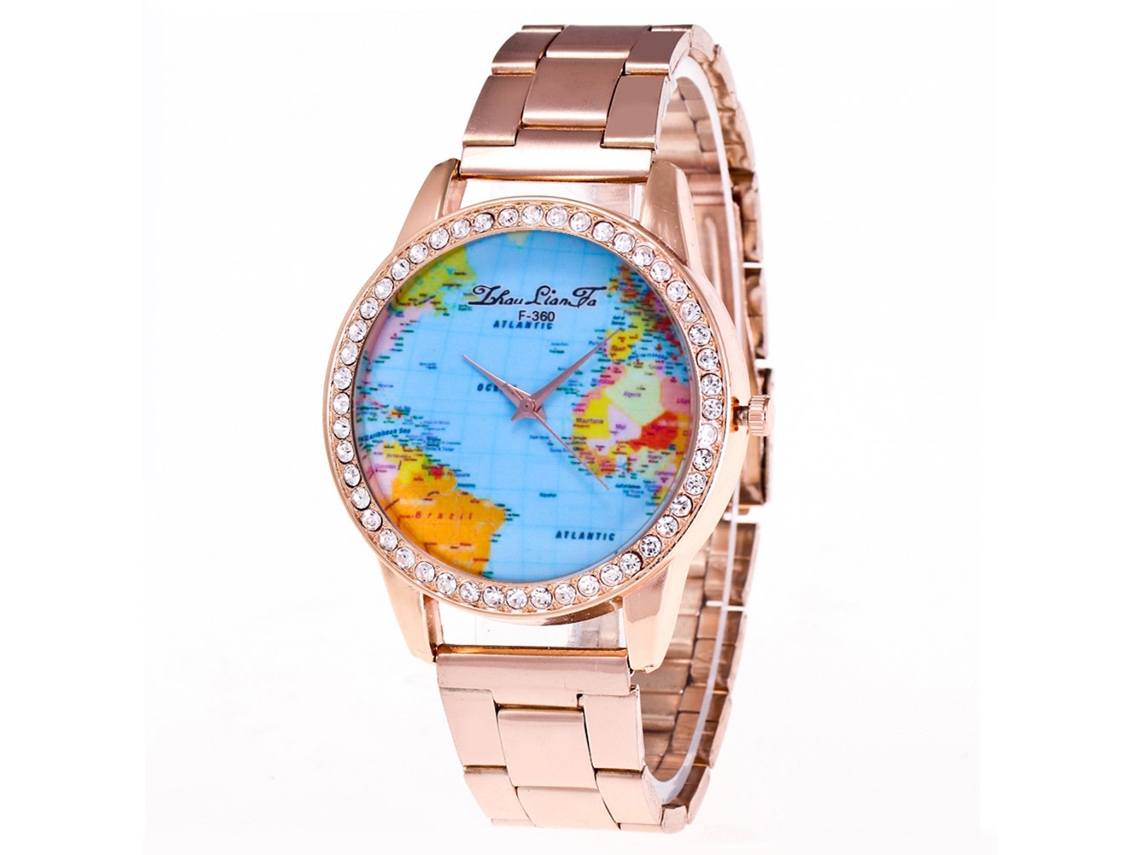 Reloj De Pulsera Unisex Informal De Cuarzo Con Caja De Madera Y Correa Vaquera Zhoulianfa (café Oscuro)