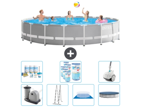 Piscina Tubular INTEX 26756GN-CB45 (32695 L - 610x132cm)
