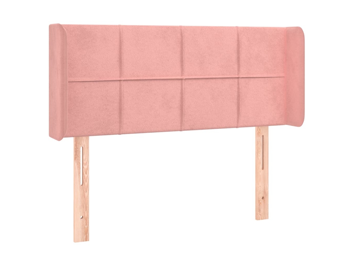 Maison Exclusive - Cabecero De Terciopelo Rosa 93x16x78/88 Cm