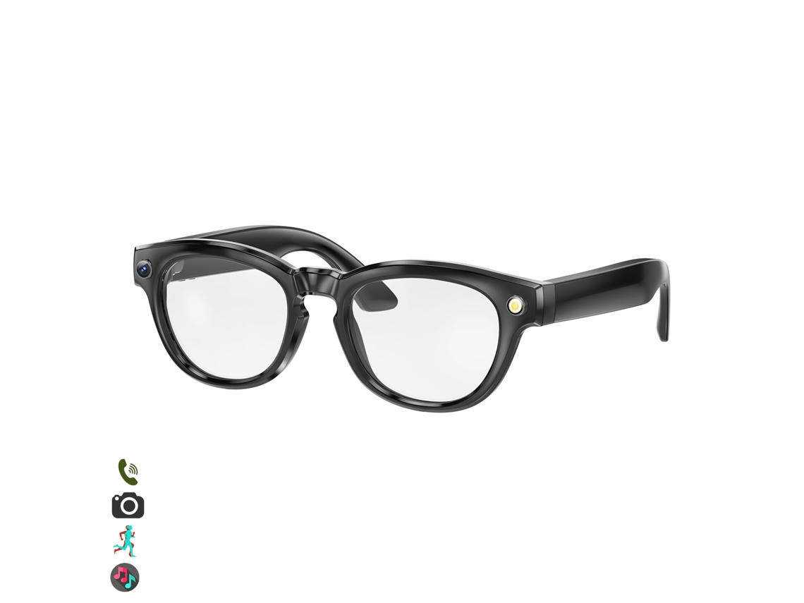 Gafas Inteligentes Gs380, Con Cámara 2 Mpx, Control De Música, Voz Asistente.Smartglasses