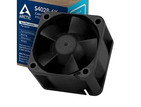 Ventilador de Caja ARCTIC S4028-6K para Pc 4 Cm Negro 1 Piezas Acfan0018