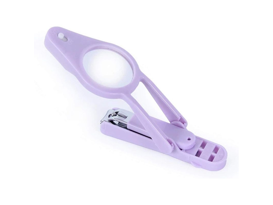Tijeras De Uñas Plegables Portátiles Antisalpicaduras Con Lupa Y Luz Led: Prácticas Y Multifuncionales Para Uso Doméstico.