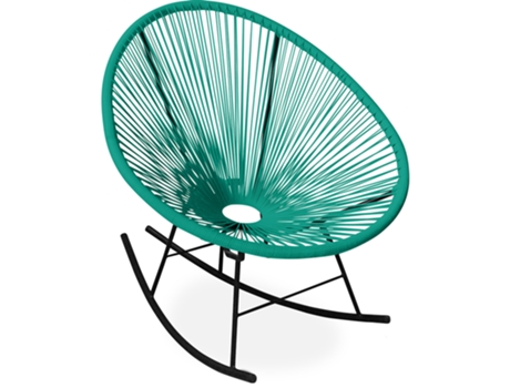 Silla de Exterior Mecedora de Jardín New Acapulco Edition 90x74x76cm ACAPULCO STYLE