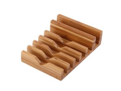 Soporte De Estante Para Base De Carga De Bamboo 6 En 1 Para Iphone, Ipad Y Tabletas